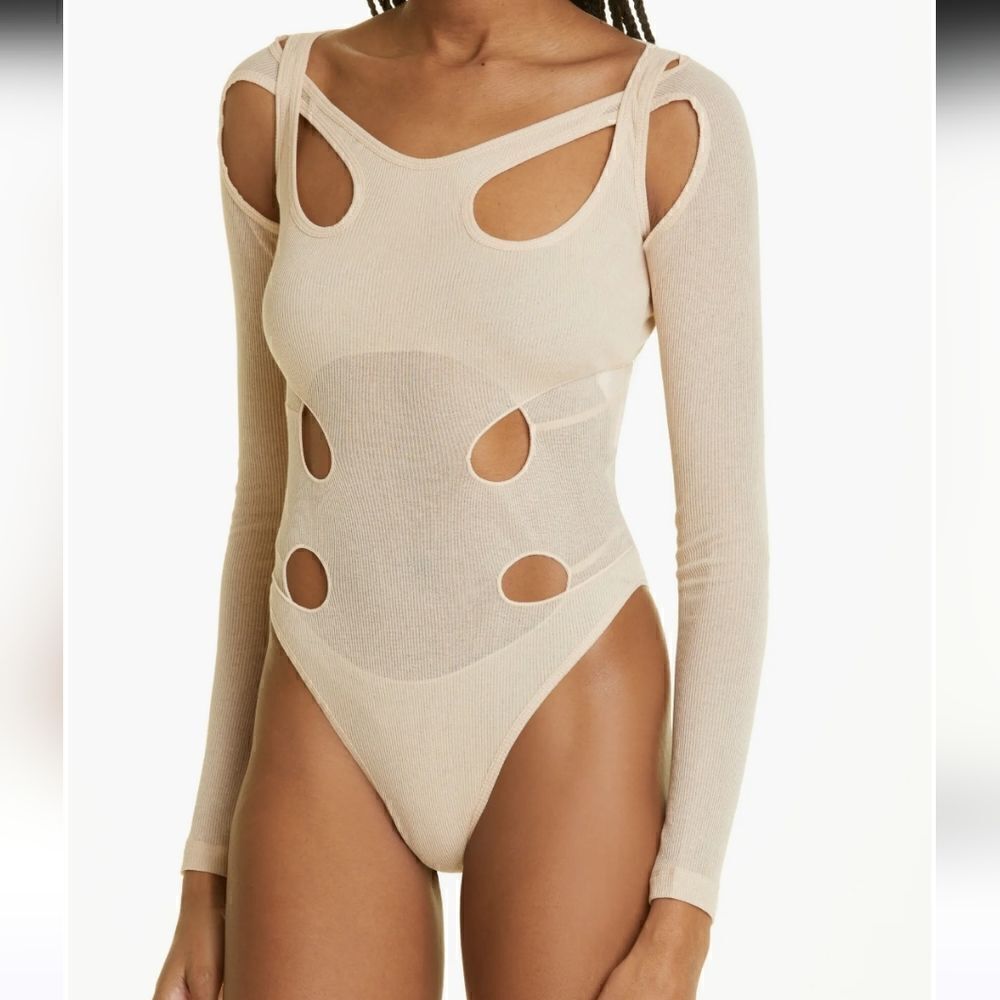 Dion Lee Cut-out bodysuit size 10 US M New
